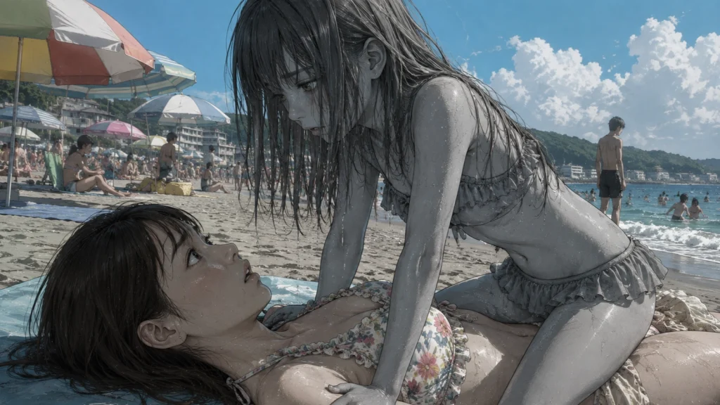 灰色の女の子