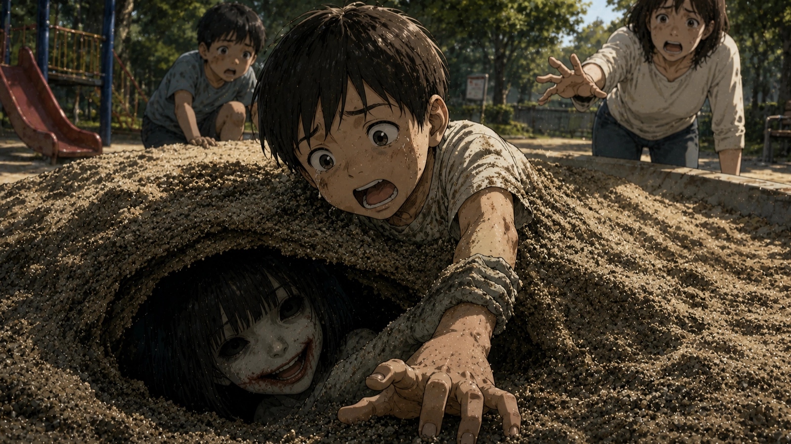 砂遊び